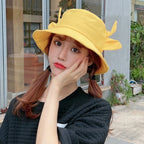 New Bucket Hats for Women Horns Cow Pattern Fashion Fisherman's hat Four Seasons Sun Hat Outdoor Beach Cap Bob Ladies Panama Hat
