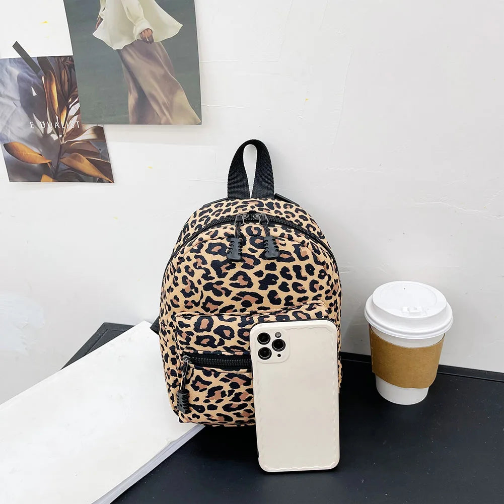 Women Backpack Preppy Style Backpack Student School Traveling Large Capacity Handbags Nylon Material Knapsacks