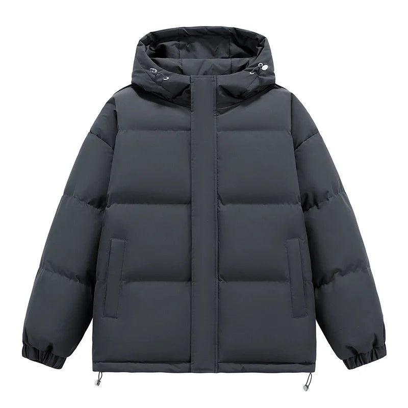 Men's Puffer Jacket Men's Coat Harajuku Hip Hop Hooded Coat Men Women Winter Parka Colorful Oversize Parka Korean Winter Jacket