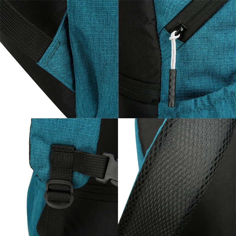 Lightweight solid-color backpacks, outdoor sports backpacks, casual travel bags, student schoolbags