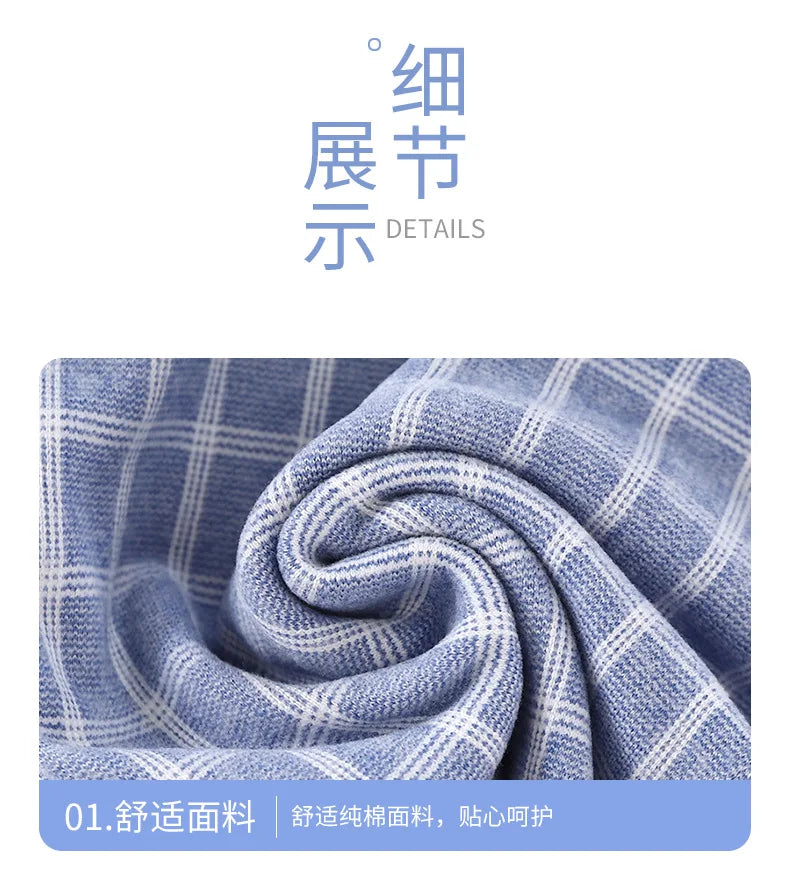 Boys Girls Autumn Pajamas Homewear Kids Casual Plaid Long Sleeve Lapel Shirt with Pants Pyjamas Youth Sleepwear Clothing Sets