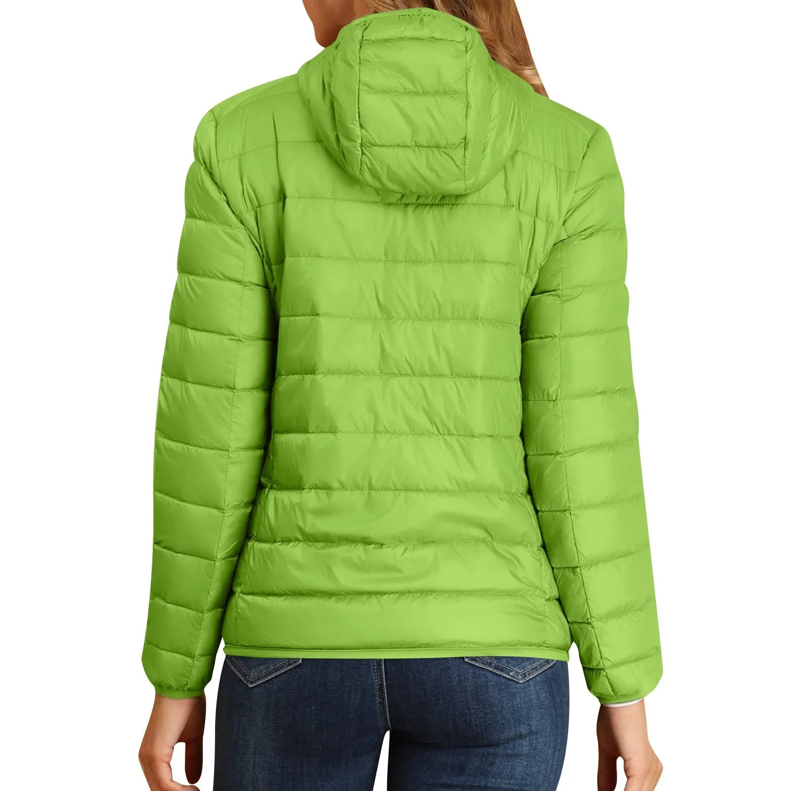 Women Puffer Jacket Plus Size 2025 New Spring Autumn Female Ultra Lightweight Packable Hooded Down Coats
