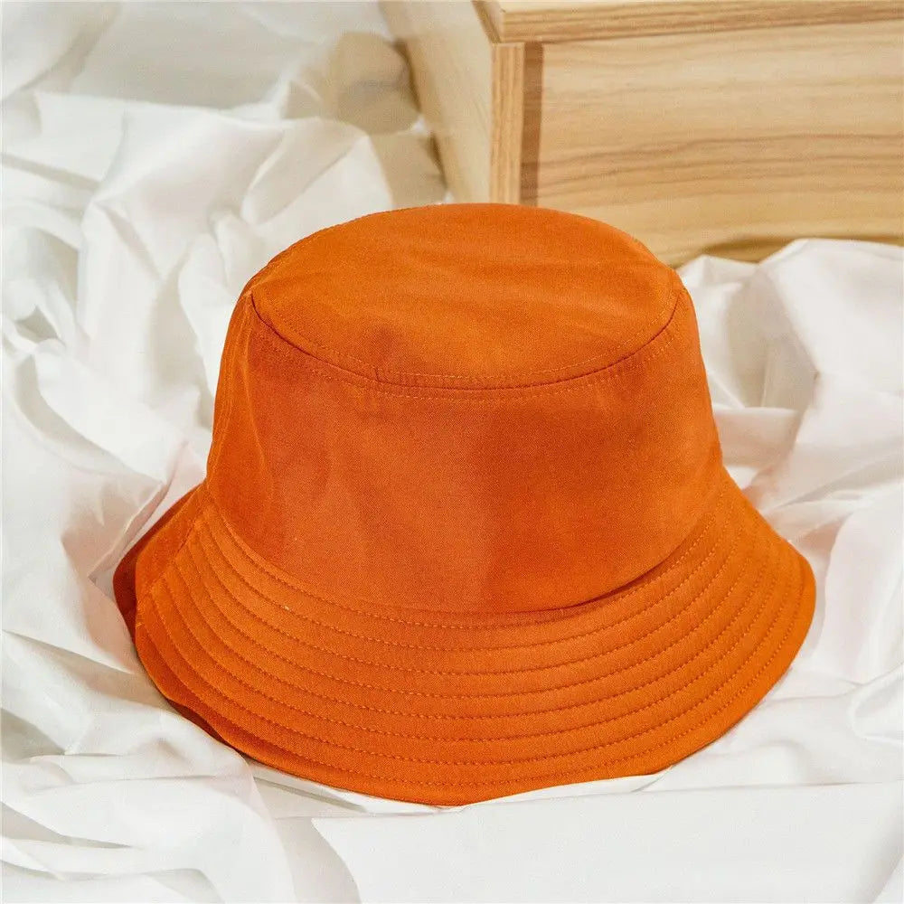 Bucket Hat Women Men Anti-UV Beach Sun Hat Summer Sunscreen Panama Hat Outdoor Foldable Portable Fisherman Cap