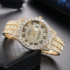 Luxury Ladies Watch With High End Feel Fashionable And Trendy Calendar Roman Starry Sky Diamond Studded Quartz Watch