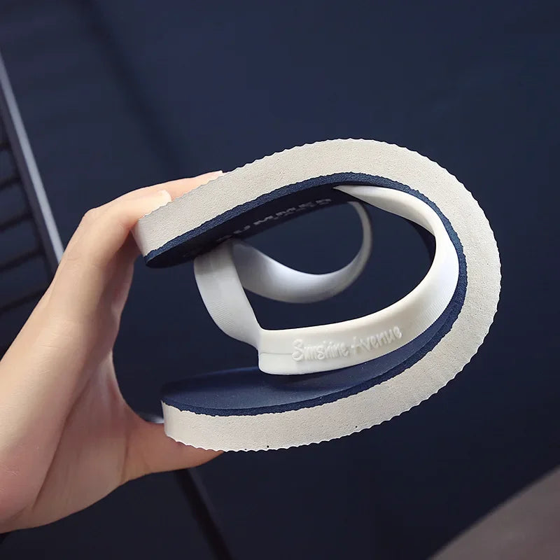 Men Shoes Summer Beach Sandals Anti-slip Fashion Outdoor Breathable Casual Couple Beach Sandal Flip Flops Shoes Slippers Men