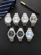 Fashion Men's Watches Date High-end Luxury Casual Sport Clock Classic Business Quartz Male Stainless Steel Wristwatches