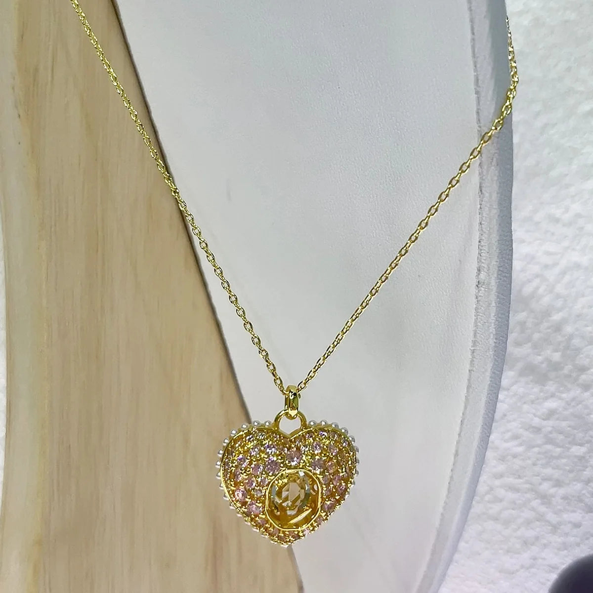 Necklacef Flower Love Original High Quality Jewelry Luxury Brand Crystal Exquisite Pendant Crystal Party Gift for Women