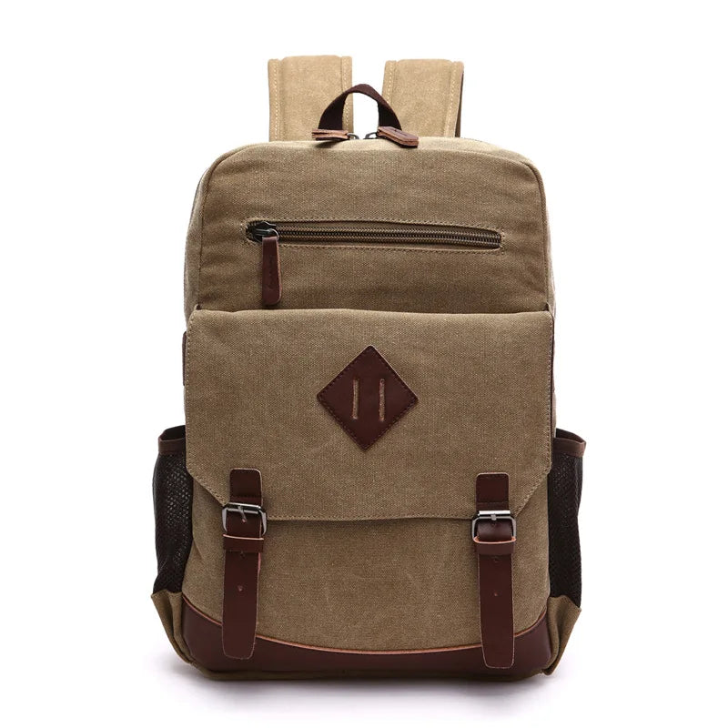 Men's Backpack Vintage Canvas Backpack Men's Travel Bags Large Capacity Backpack Laptop Backpack Bag High Qualit School Bag NEW