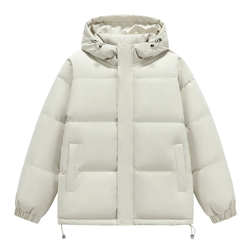 Men's Puffer Jacket Men's Coat Harajuku Hip Hop Hooded Coat Men Women Winter Parka Colorful Oversize Parka Korean Winter Jacket