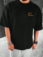 Streetwear Don'T Dream Your Life Live Your Dream Men Clothes Fashion Summer T-Shirts  100% Cotton Loose Tops Breathable Tee