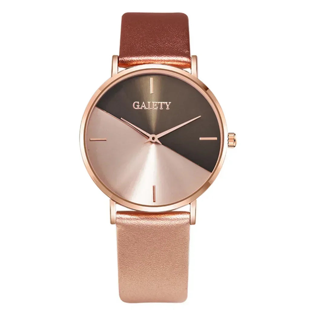 Fashion Ladies Watch for Women Quartz Watches Double Color Women's Hand Watches Elegant Women's Wrist Lovers Watch 2023 Bracelet