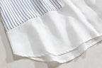 Shirts & Blouses For Women Striped Thin Style Woman Top Button Up Novelty 2025 Cute And Elegant Basic Premium Promotion Xl