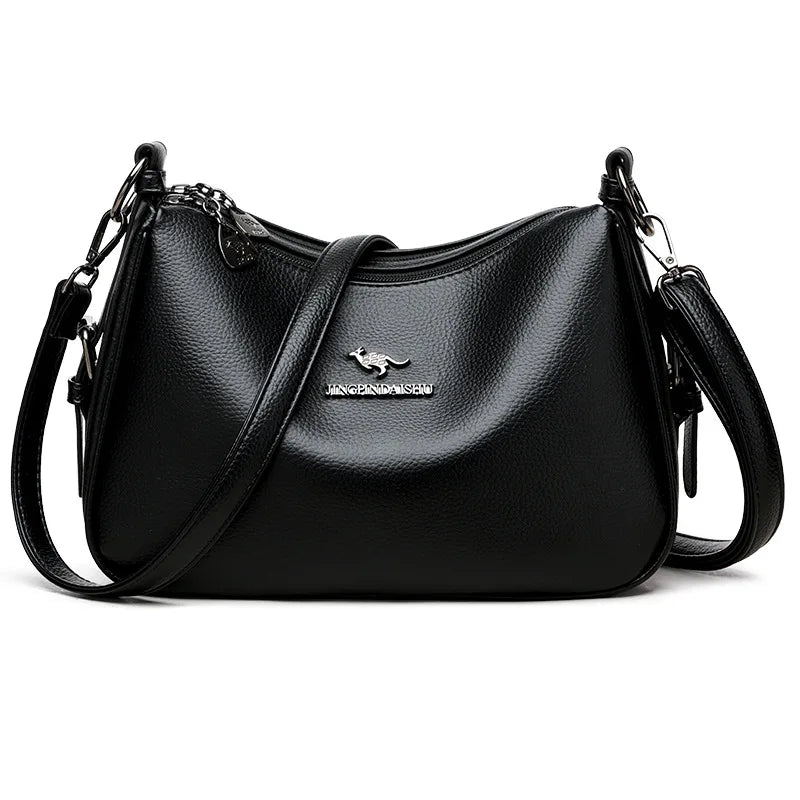 Ladies' tote bag, mom bag, large-capacity, versatile single-shoulder crossbody bag, simple commuting and casual bag