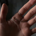Irregular Design Knuckle Ring Minimalist Style Unique Pattern Finger Ring Exquisite Craftsmanship Delicate Texture Pleated Ring