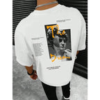 Streetwear Don'T Dream Your Life Live Your Dream Men Clothes Fashion Summer T-Shirts  100% Cotton Loose Tops Breathable Tee