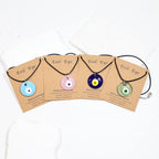Classic Turkish Necklace Evil Eye Hand Chain for Women Lucky Demon Eyes Card Necklace Men's Love Jewelry Accessories Party Gif