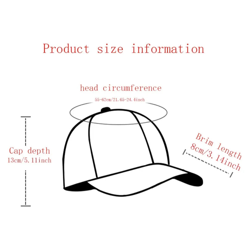 Baseball cap for women, summer deep top big head circumference hat, spring and autumn hat, small face, versatile, casual duckbil