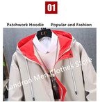 Hooded Windbreaker Man 8XL 7XL Japanese Casual Blouson Jaket Hoodies Black Male Plus Size 6XL Bomber Spring Autumn Clothes Coats