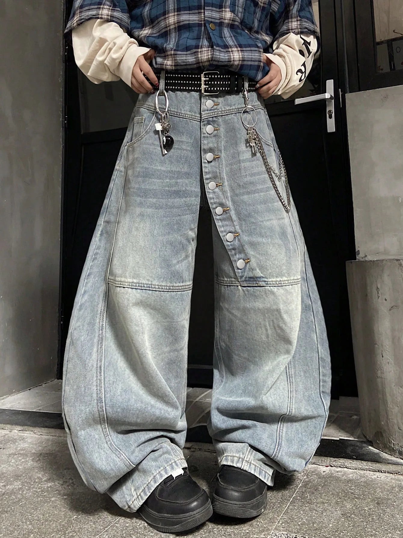 Jeans For Man Baggy Jeans Man Pants Relaxed Fit Denim Trousers Spring Summer Season Blue Classic Men Clothing No Elastic