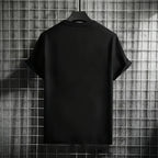 Men's T-shirt High Quality 100% Cotton Round Neck Short Sleeve Classic Black White Pure Color Tees Spring Summer Casual Cool Top