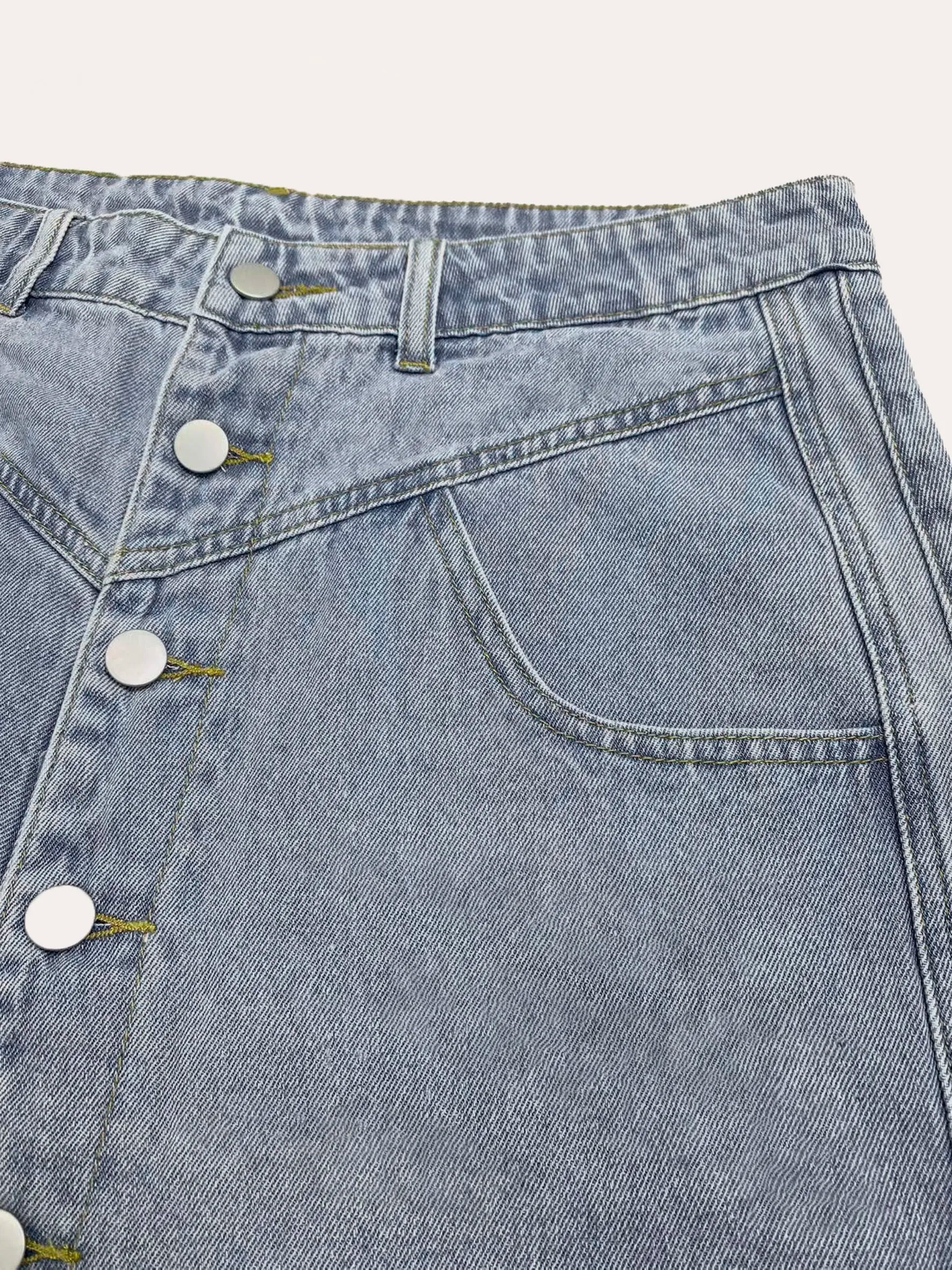 Jeans For Man Baggy Jeans Man Pants Relaxed Fit Denim Trousers Spring Summer Season Blue Classic Men Clothing No Elastic