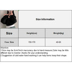 Korean Streetwear Off-shoulder Long Sleeve Loose Casual Cropped Sweatshirt For Women