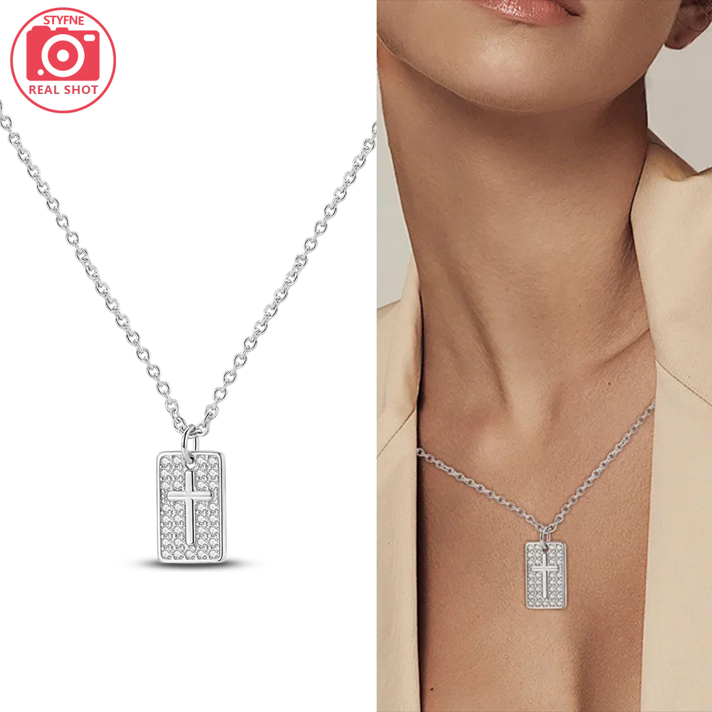 Exquisite Gold Fatima's Hand Necklace 925 Silver Original Devil's Eye Cross Bead Necklace Women Jewelry Luxury Friend Fine Gifts