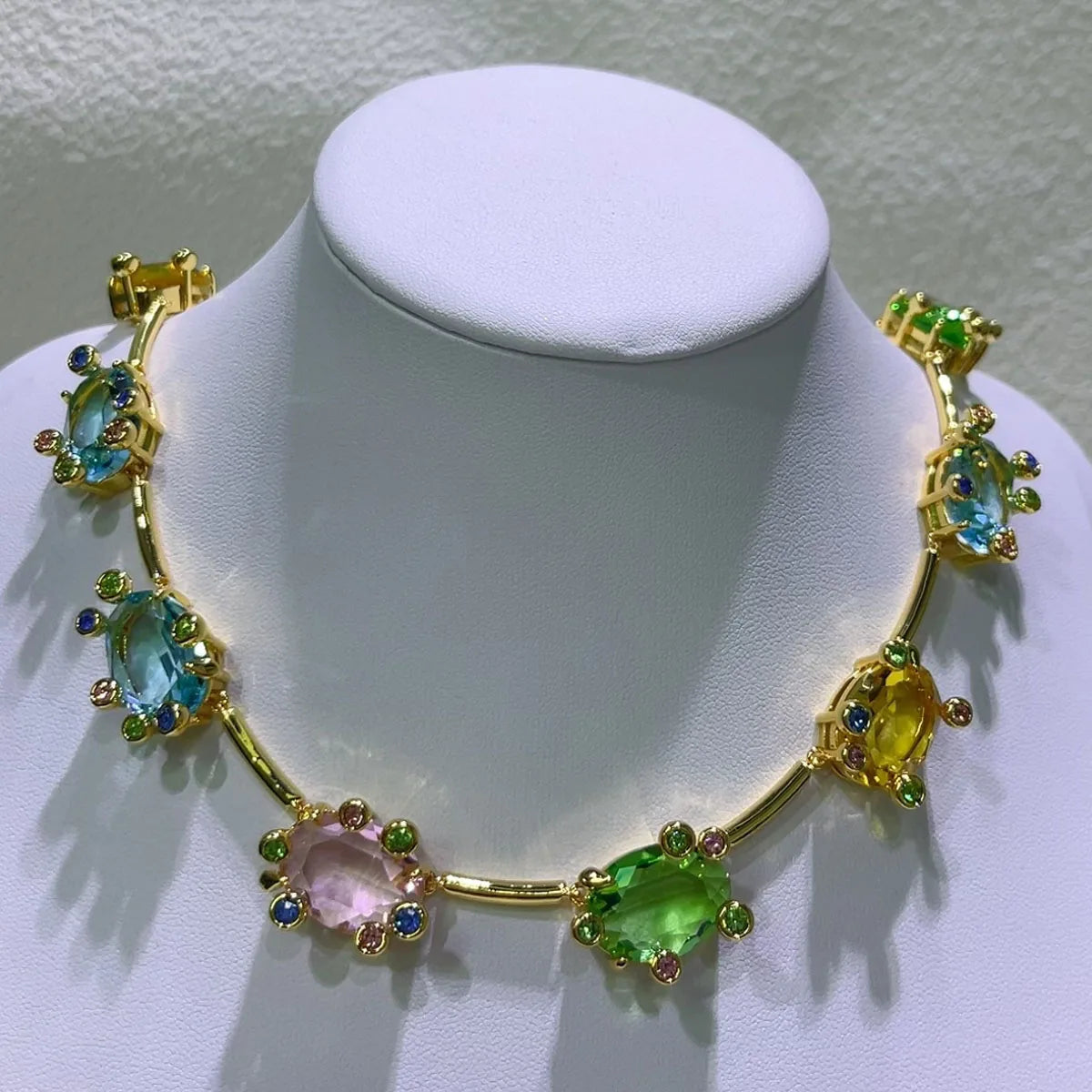 Necklacef Flower Love Original High Quality Jewelry Luxury Brand Crystal Exquisite Pendant Crystal Party Gift for Women