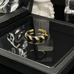 Finger Ring With Ancient Style Dark And Fashionable Personality Drop Glazed Ring Niche Design Temperament Fashionable Jewelry