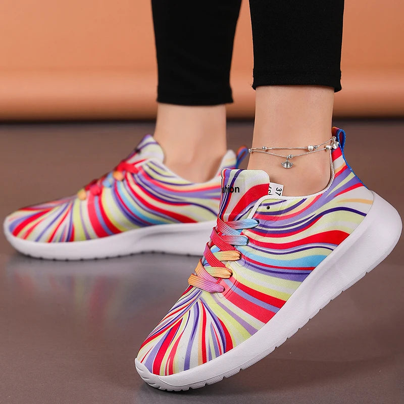 Women's Sneaker 2025 New Colorful Sneakers For Women Sports Shoes Casual Zapatillas De Mujer Fashion Baskets Femmes Tennis Woman