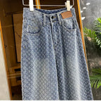 Jeans Women Spring Summer Straight Leg Jeans Women New Design Sense for Women Loose Fitting High Waisted Wide Leg Pants