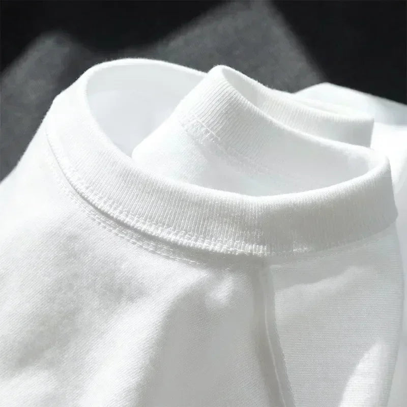 Streetwear long-sleeved T-shirts for men loose fit casual style Sanskrit pattern T-shirts unisex streetwear men clothing