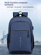 Mens BackPack LargeCapacity Simple Fashion Travel Female Student ComputerBag