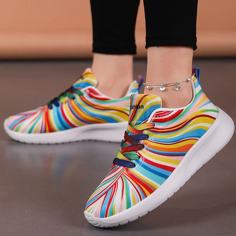 Women's Sneaker 2025 New Colorful Sneakers For Women Sports Shoes Casual Zapatillas De Mujer Fashion Baskets Femmes Tennis Woman