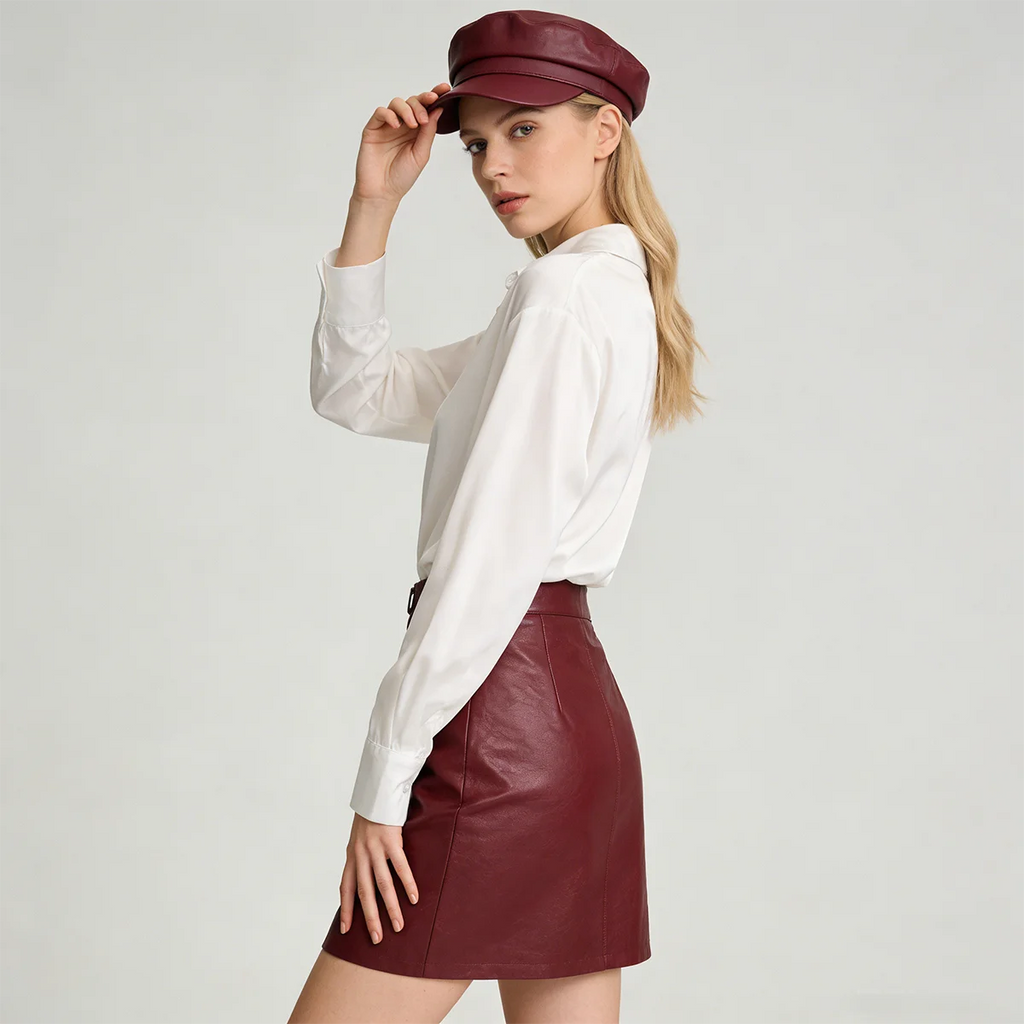 Women's Shirts & Blouses Spring Autumn New Long Sleeve Button Up White Satin Top Thin Office Lady Work Wear Female Clothing Hot