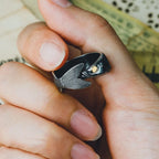 Unique Ring Finger Cute Fish Open Ring for Women Man Fashion Animal Punk Fine Jewelry