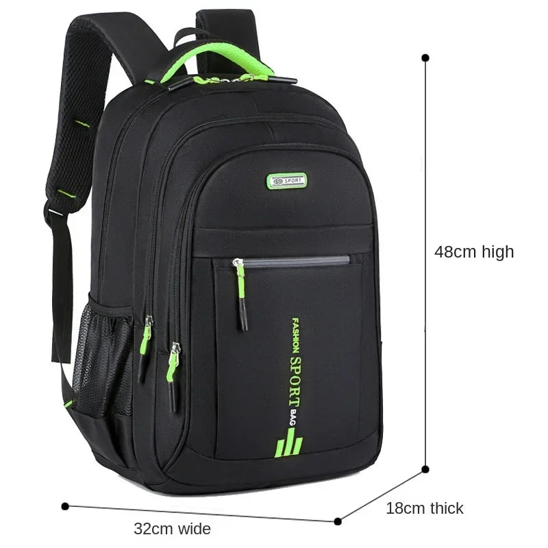 Men's Backpacks Oxford Waterproof Rucksack Business Computer Bag Casual Travel Backpack Senior High School Student Schoolbag sac