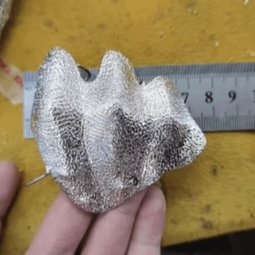 Irregular Design Knuckle Ring Minimalist Style Unique Pattern Finger Ring Exquisite Craftsmanship Delicate Texture Pleated Ring