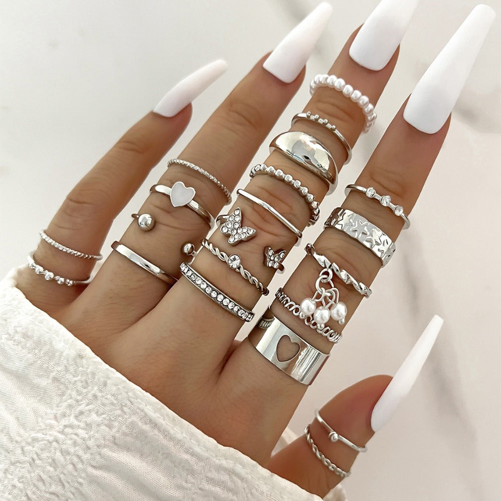 Irregular Design Knuckle Ring Minimalist Style Unique Pattern Finger Ring Exquisite Craftsmanship Delicate Texture Pleated Ring
