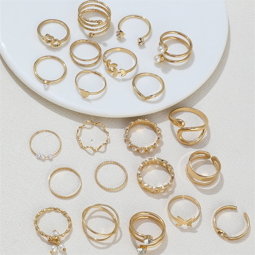 Irregular Design Knuckle Ring Minimalist Style Unique Pattern Finger Ring Exquisite Craftsmanship Delicate Texture Pleated Ring