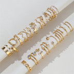 Irregular Design Knuckle Ring Minimalist Style Unique Pattern Finger Ring Exquisite Craftsmanship Delicate Texture Pleated Ring