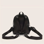Black And White Checkered Women'S Backpack